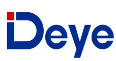 Logo do fabricante Deye, parceiro tecnológico da Descarbonize