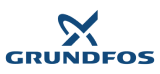 Logo do fabricante Grundfos, parceiro tecnológico da Descarbonize