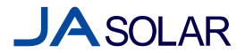 Logo do fabricante JA Solar, parceiro tecnológico da Descarbonize