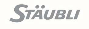 Logo do fabricante Stäubli, parceiro tecnológico da Descarbonize